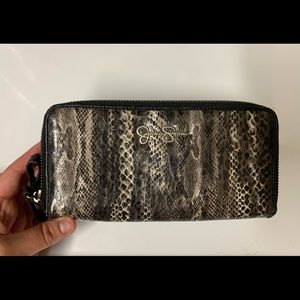 Jessica Simpson snakeskin style wallet
